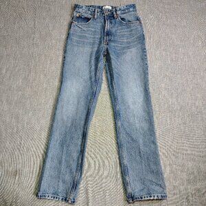 Zara Blue Straight Leg Jeans